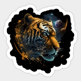 space tigert Sticker